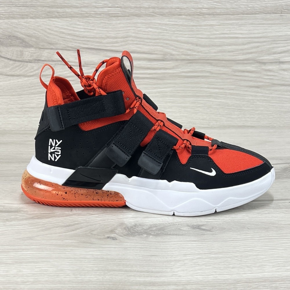 Nike Air Edge 270 NY vs. NY Orange Peel Black White CJ5846-800 Men's Size 10